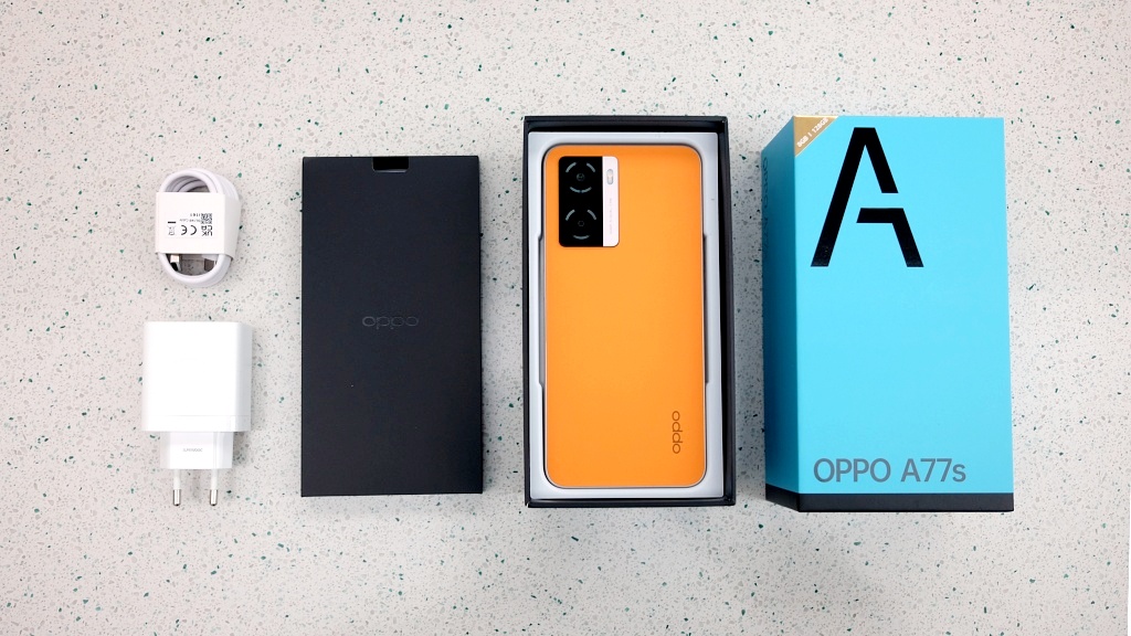OPPO A77s Box Package